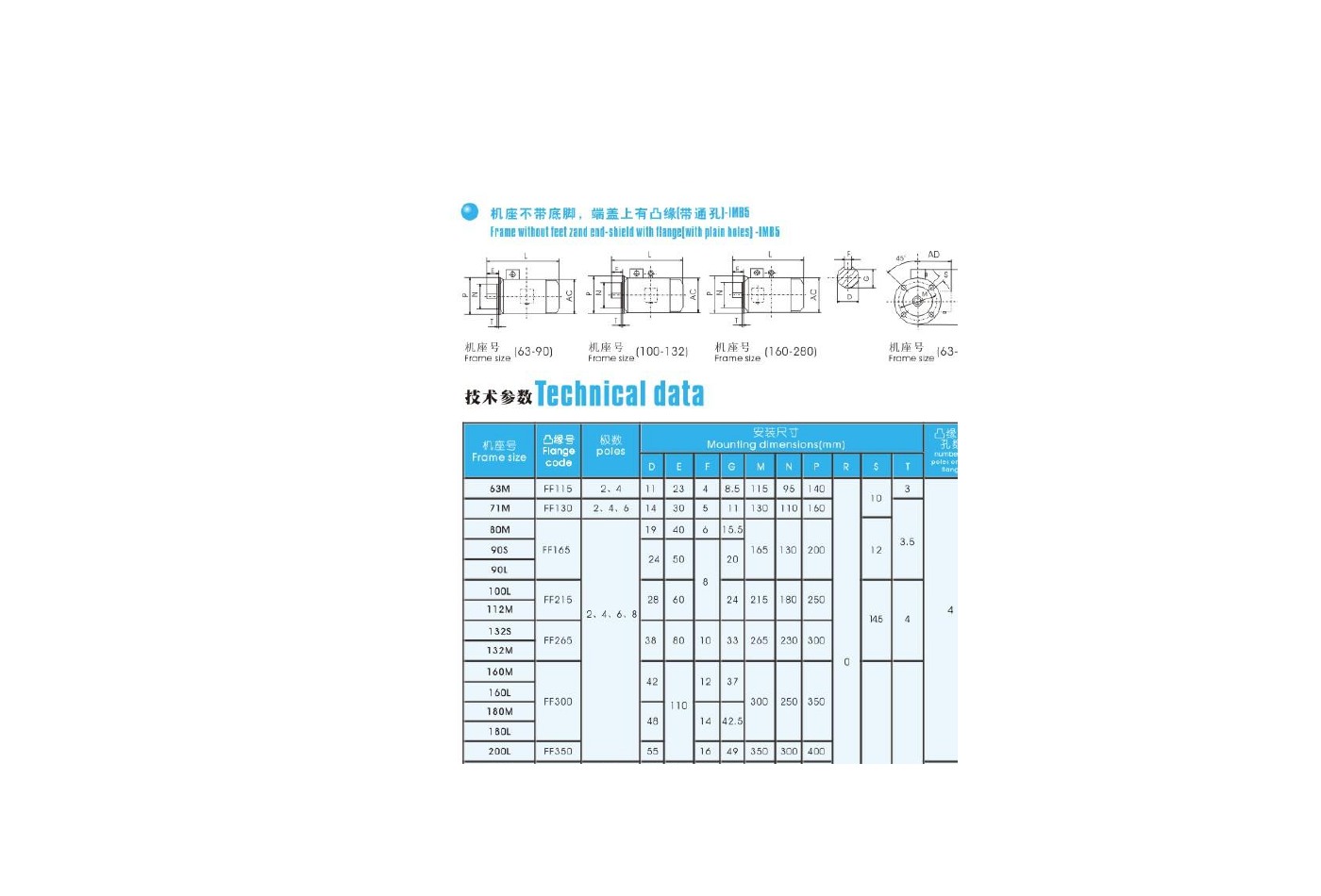 Motor mounting technical reference